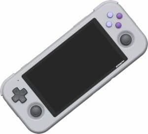 A Retroid Pocket 3 Plus gaming device.