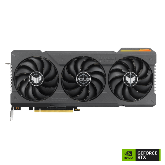 Nvidia GeForce RTX 4070 Ti graphics card with dual cooling fans.