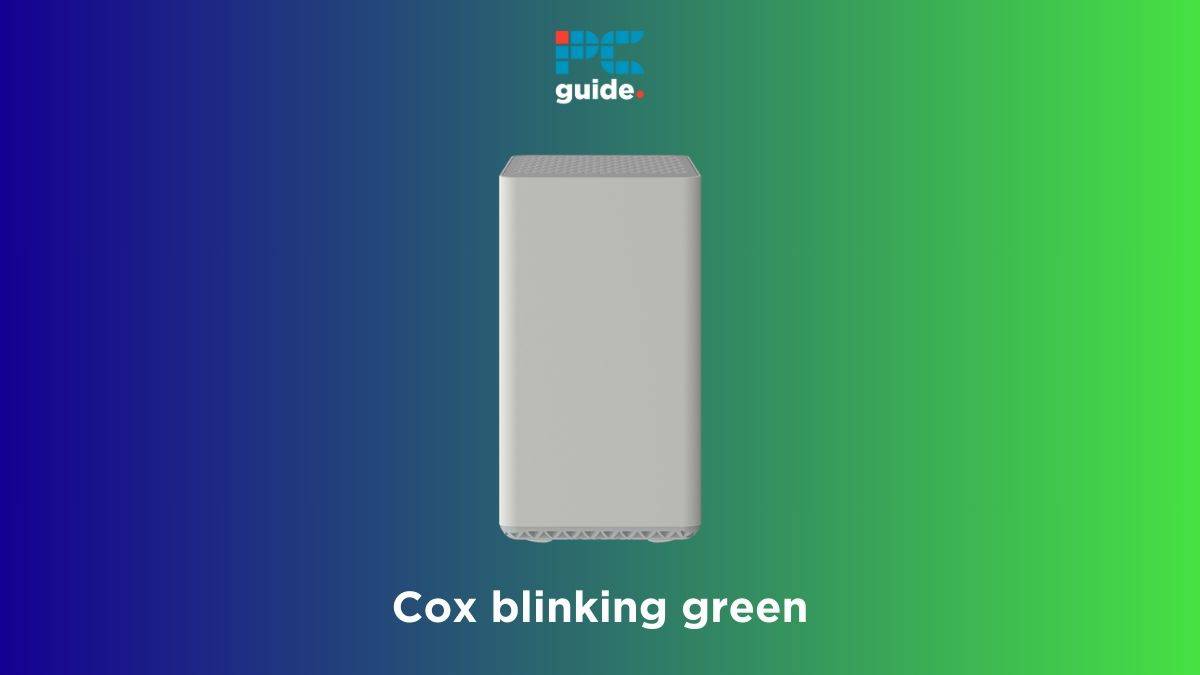 Cox blinking green