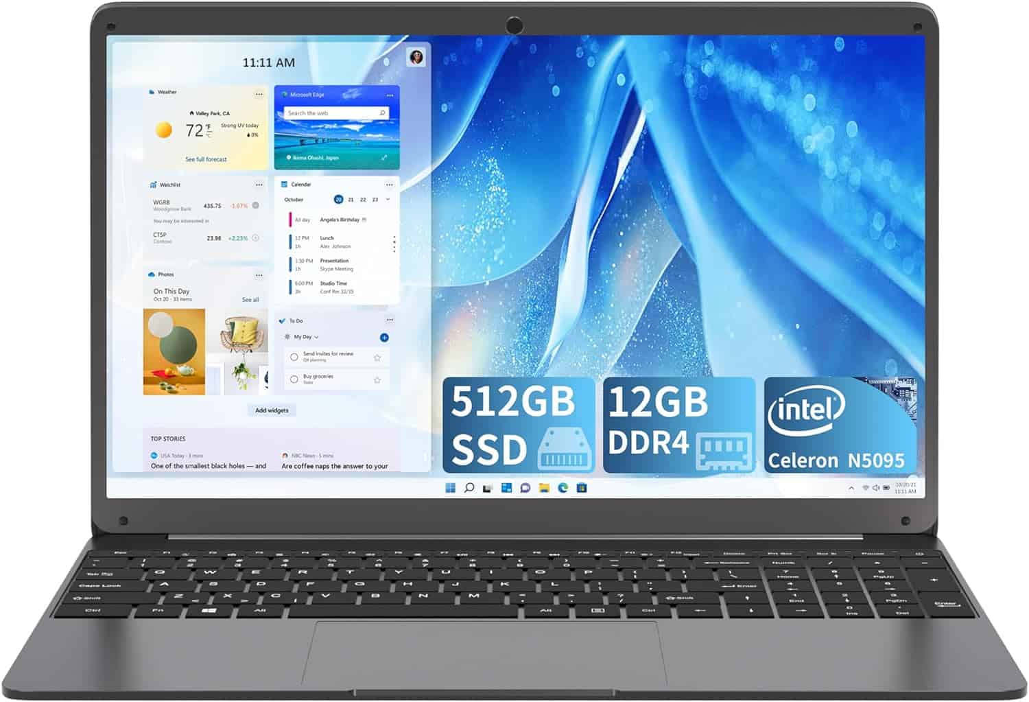 Using the SGIN 15.6' FHD Laptop 12GB/512GB N5095 (2024)
