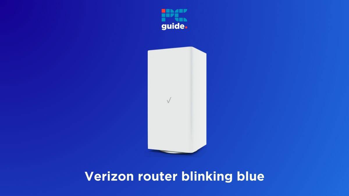Verizon router blinking blue