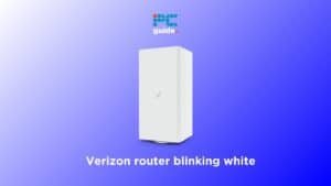 Verizon router blinking white