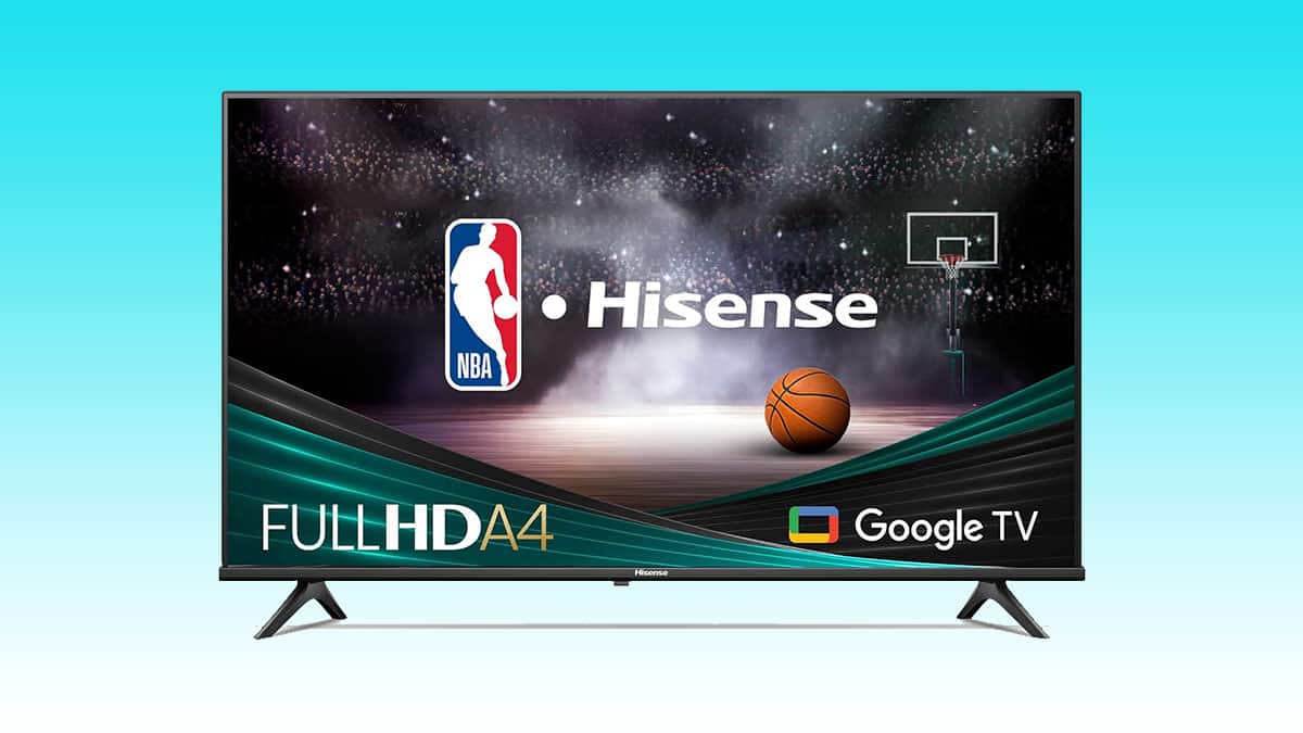 Hisense NBA full HD TV offers an enhanced viewing experience with its high-definition resolution.