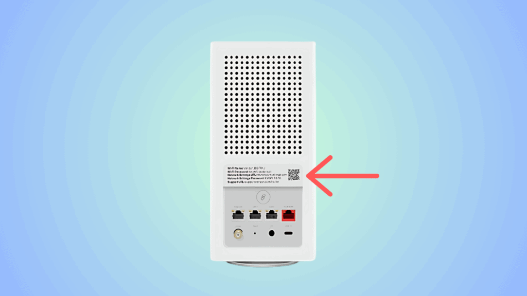 verizon router admin and password