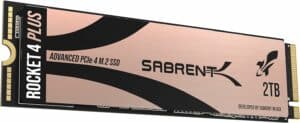 Sabrent Rocket Plus SSD 256GB.