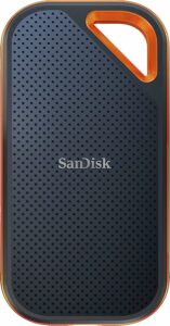 The SanDisk Extreme Portable SSD is a high-speed USB 3.0 external hard drive with a capacity of 500GB.