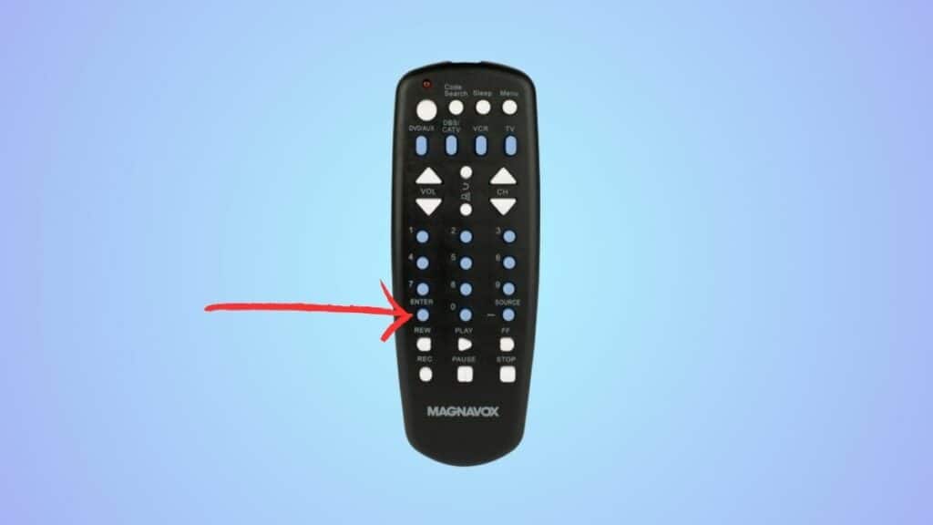 Enter button on Magnavox universal remote