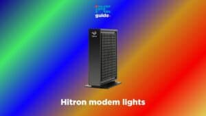 Hitron modem lights