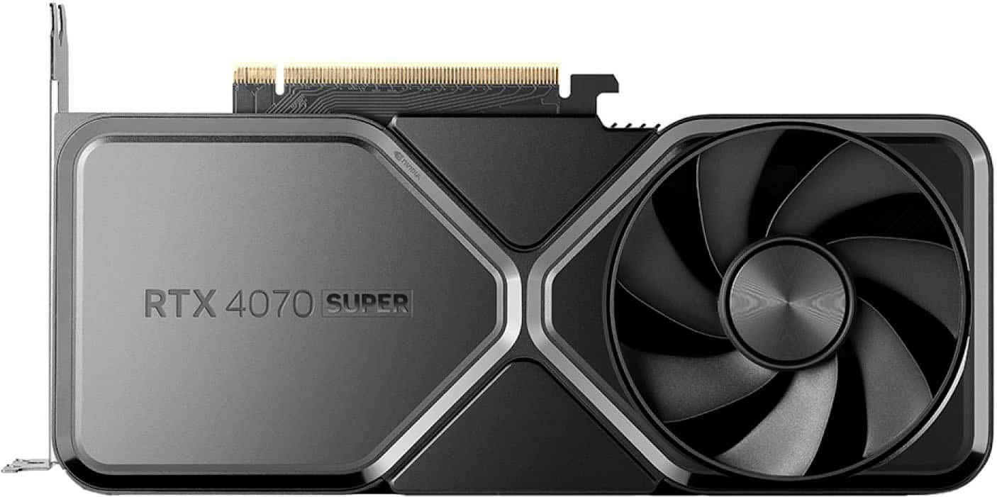 Geforce RTX 770 Super graphics card offering exceptional performance.