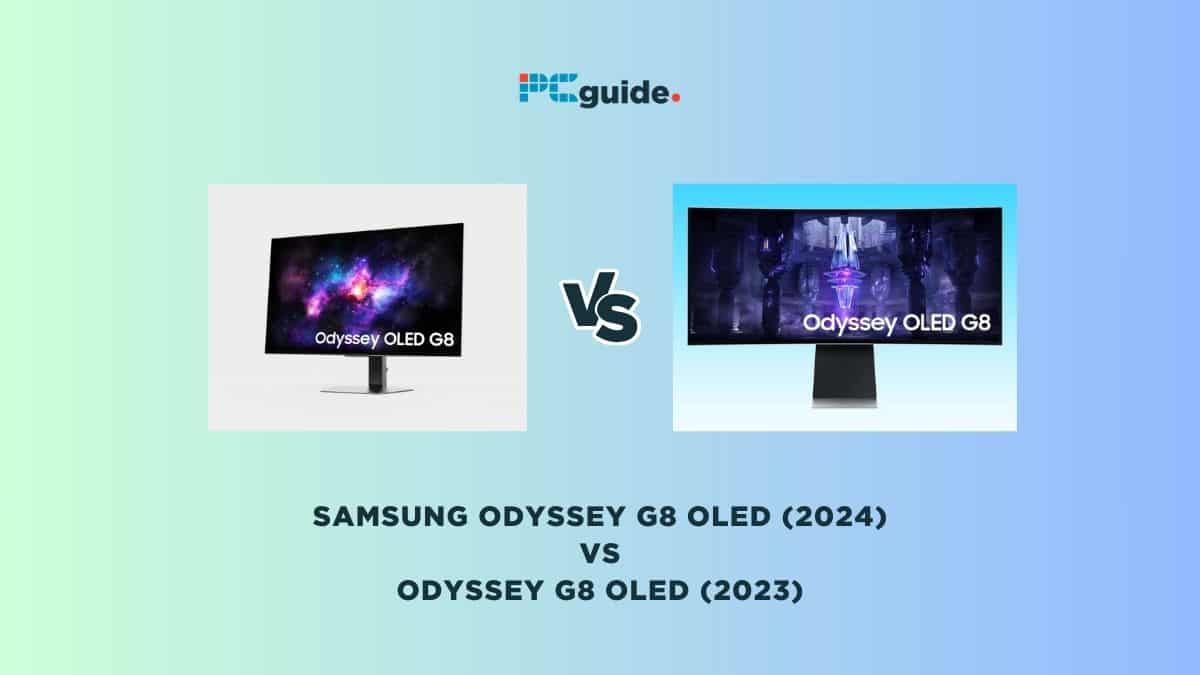 Samsung Odyssey G8 OLED versus Samsung Odyssey S.