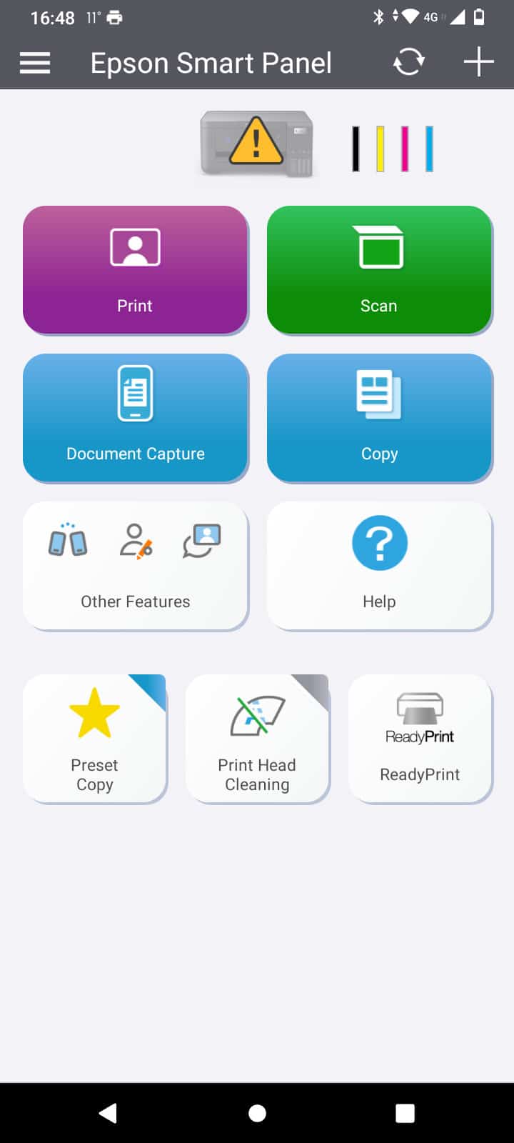 Read the Epson EcoTank ET-2850 review for an overview of this smart panel's screenshot capabilities.