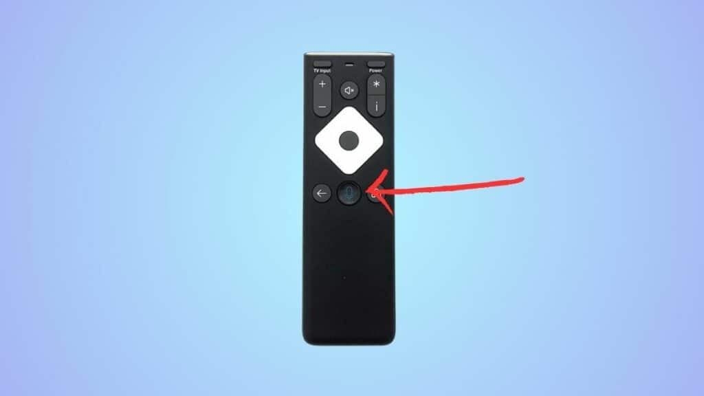 Xfinity XR16 universal remote microphone button button