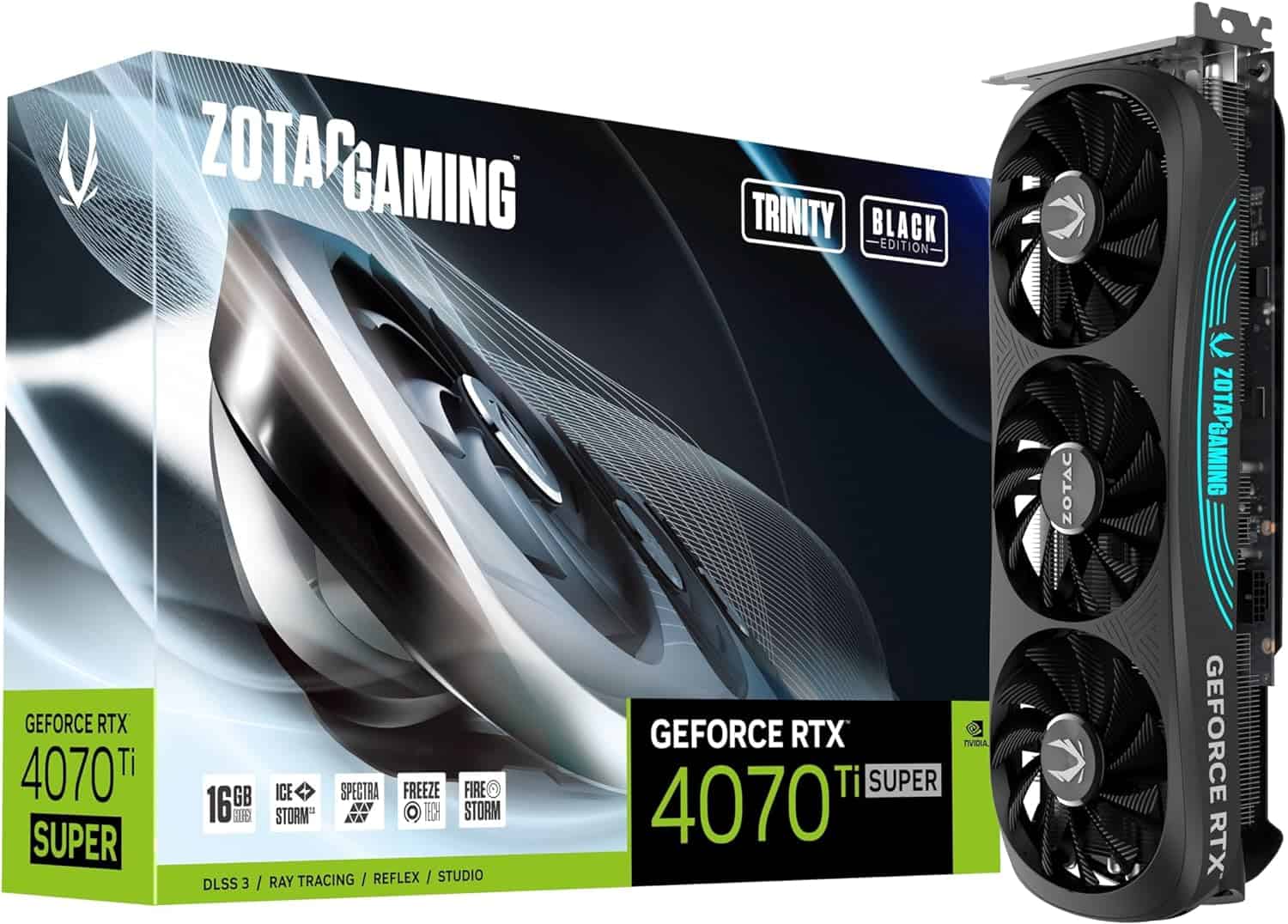 ZOTAC Gaming GeForce RTX 4070 Ti Super Trinity Black Edition - best RTX 4070 Ti Super