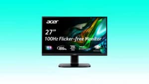 Acer KB272 EBI 27" IPS Full HD (1920 x 1080) Zero-Frame Gaming Office Monitor