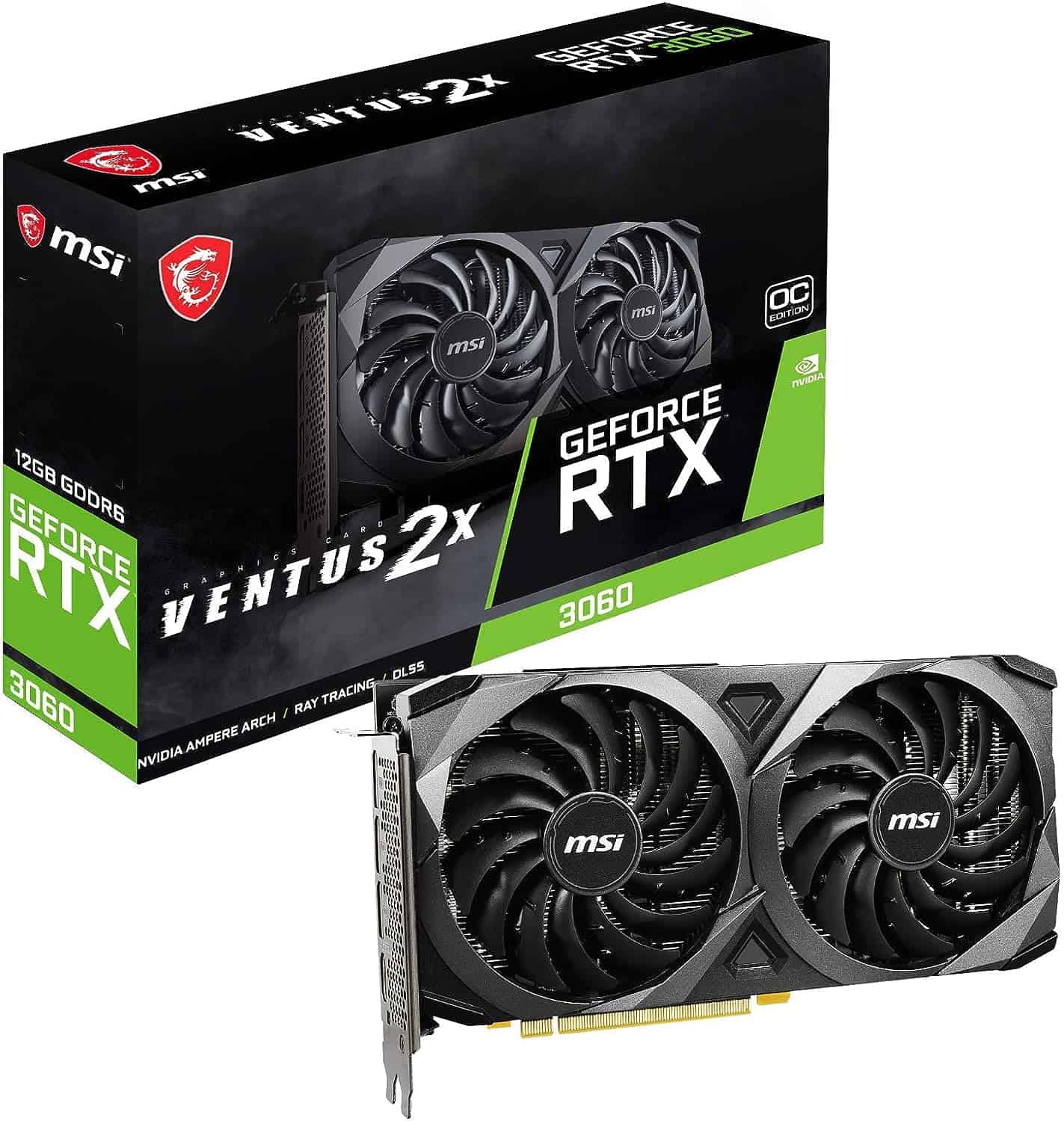 MSI GeForce RTX 3060 - perfect for gaming enthusiasts.