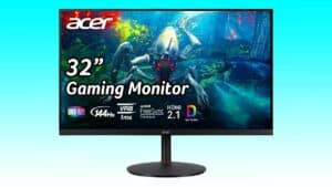 Acer 32-inch gaming monitor available at a great price on Amazon.
