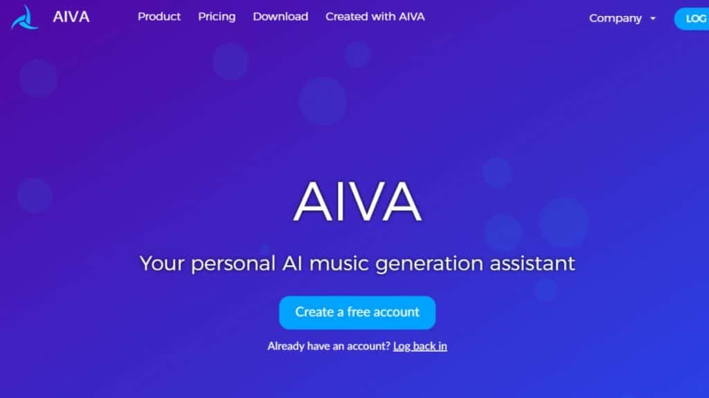 A screenshot of the best AI music generator integrated into a computer.