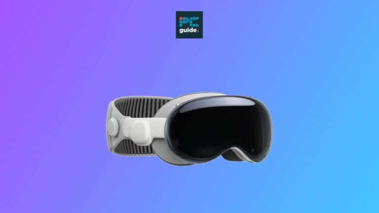 A pair of Vision Pro 2 ski goggles on a purple background.