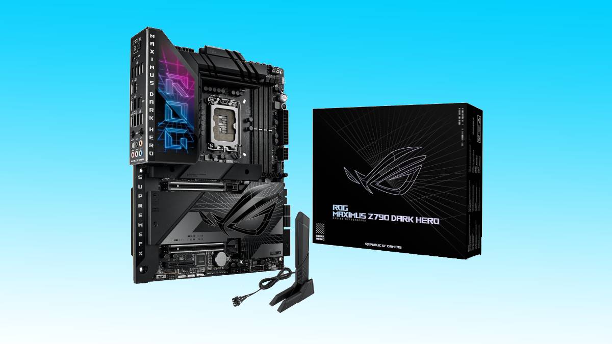 The asus rohs gtx 1070 motherboard is shown on a blue background.