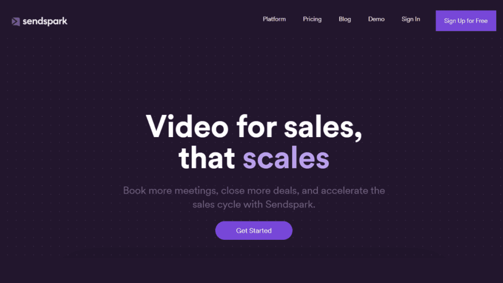 A website with top picks for video sales tools, that scales.