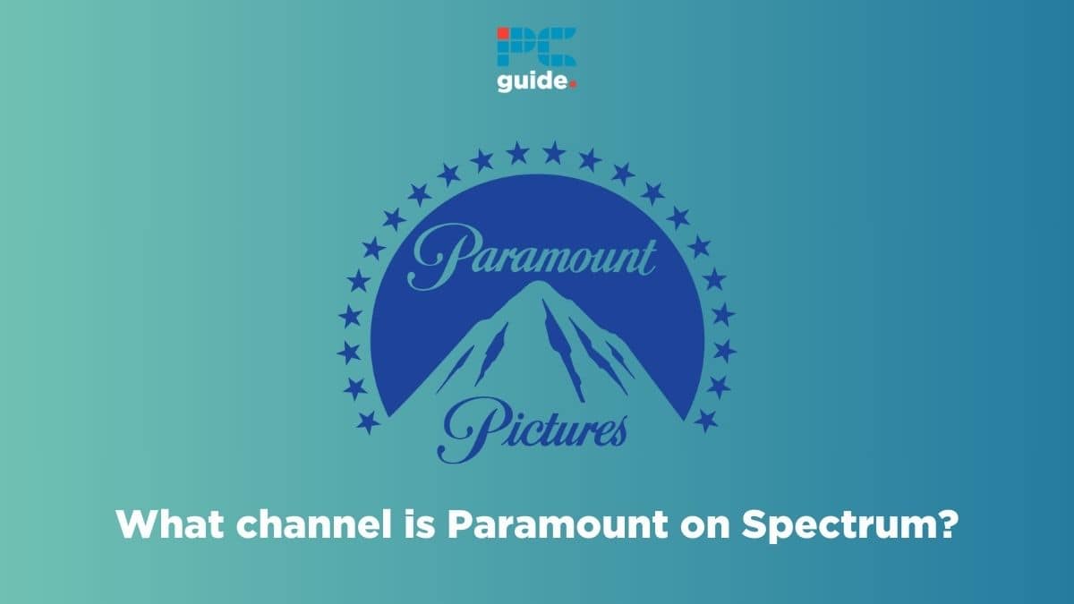 A logo with Paramount Pictures centered in the middle.