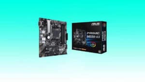 Asus Prime B450M-A II AMD AM4 Micro ATX Motherboard with packaging.