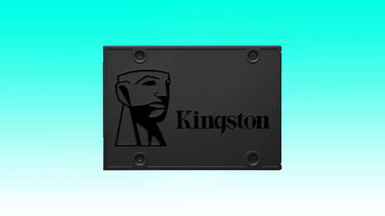 Kingston A400 solid state drive (SSD) with branding logo, 240GB SATA 3.
