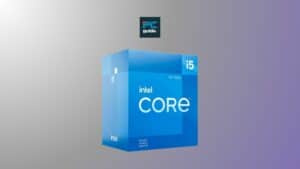 12th gen Intel Core i5 processor retail box displayed against a gradient background, available now during Amazon's Big Spring Sale.