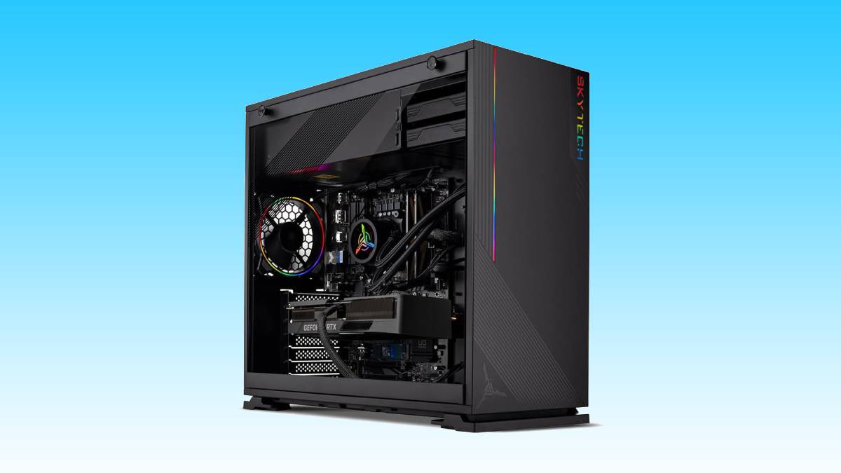 Skytech Azure Gaming PC with Ryzen 7 5700X and RTX 4060, discounted in Amazon deal