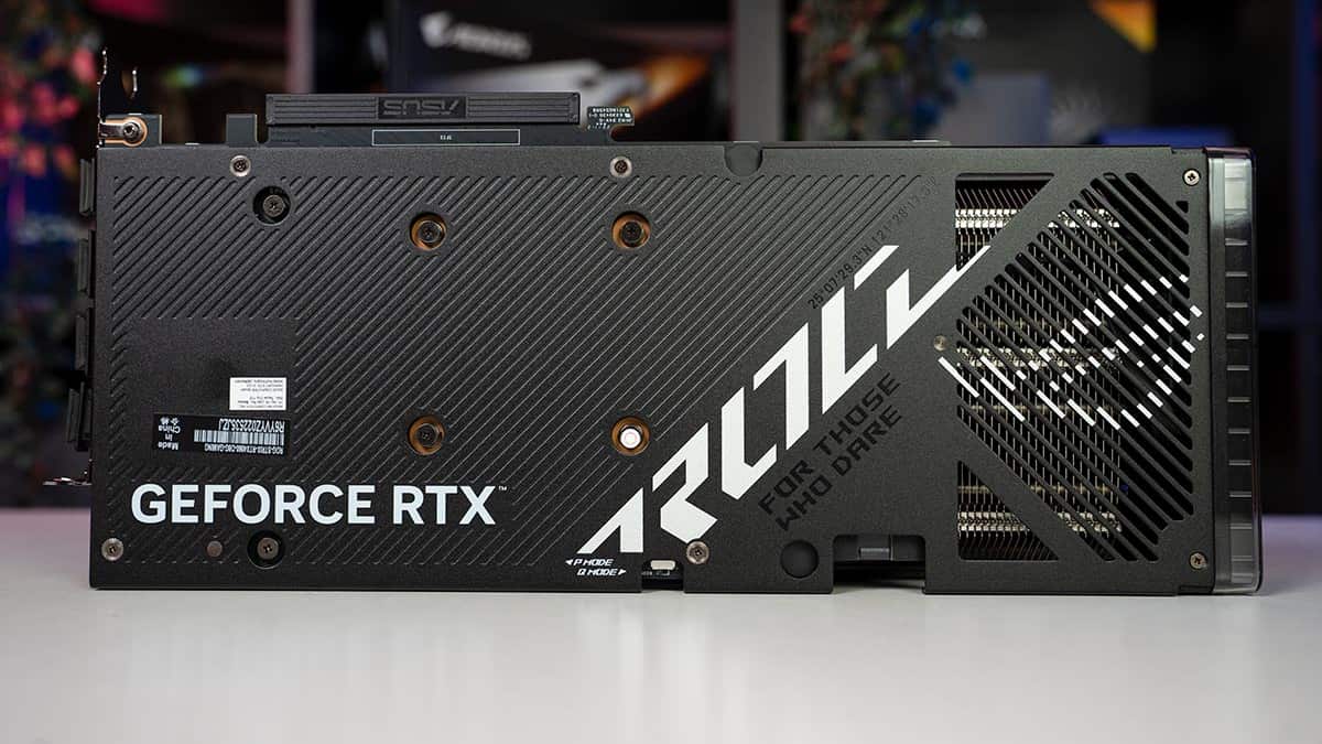 RTX 4060 backplate