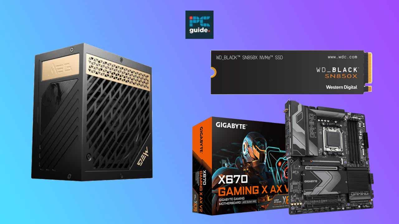 Get a 1000W PSU and a Gigabyte X670 mobo for less than $500 with this WD_BLACK 1TB SSD combo