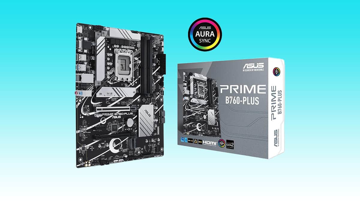 ASUS Prime B760-PLUS DDR5 motherboard drops below $100 in epic post-Spring Sale Amazon deal