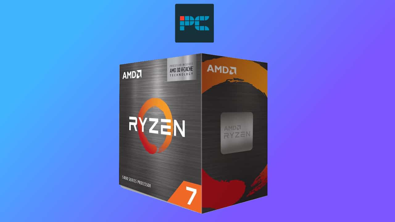 AMD Ryzen 7 5800X3D processor retail packaging deal.