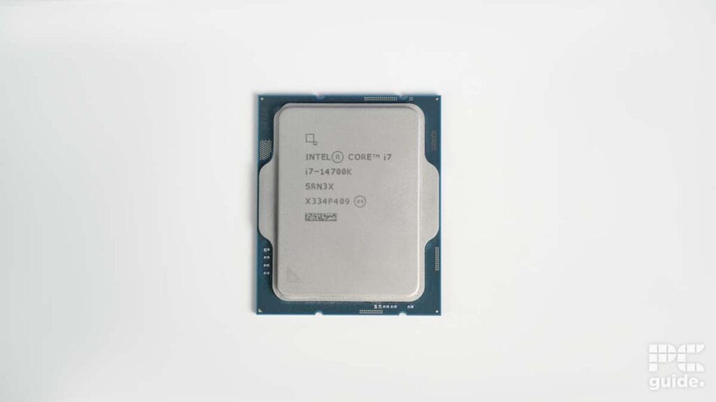 An Intel Core i7-14700K processor on a white background.