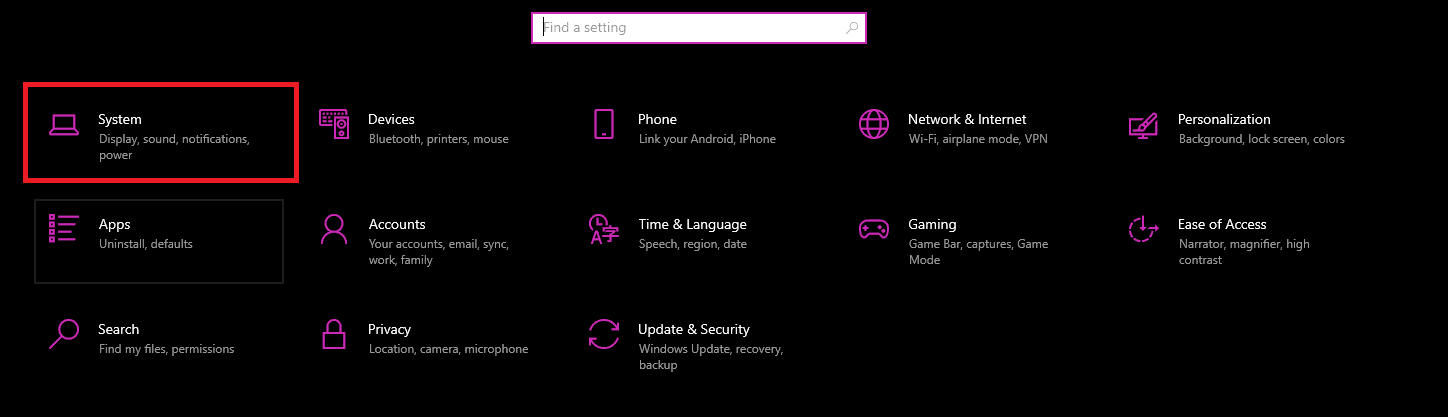 Control panel