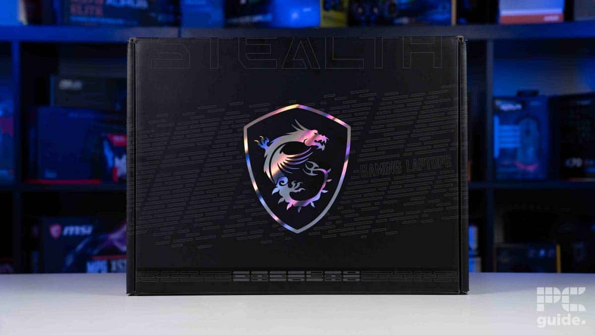MSI Stealth 17 Studio A13V box, source PCGuide