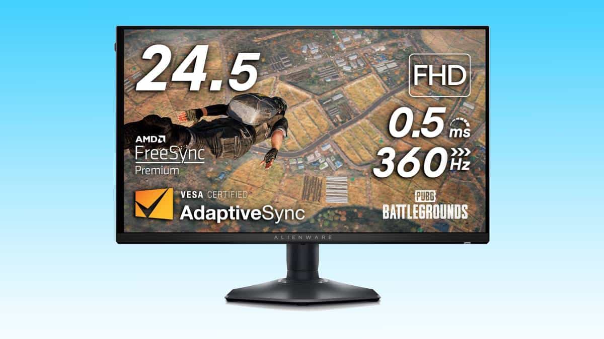 Alienware 360Hz gaming monitor nosedives in limited-time Amazon Gaming Week deal