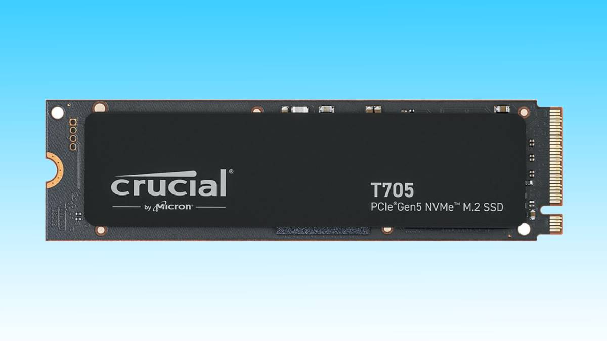 Crucial T705 1TB PCIe Gen5 NVMe M.2 SSD deal ahead of SSD price rise