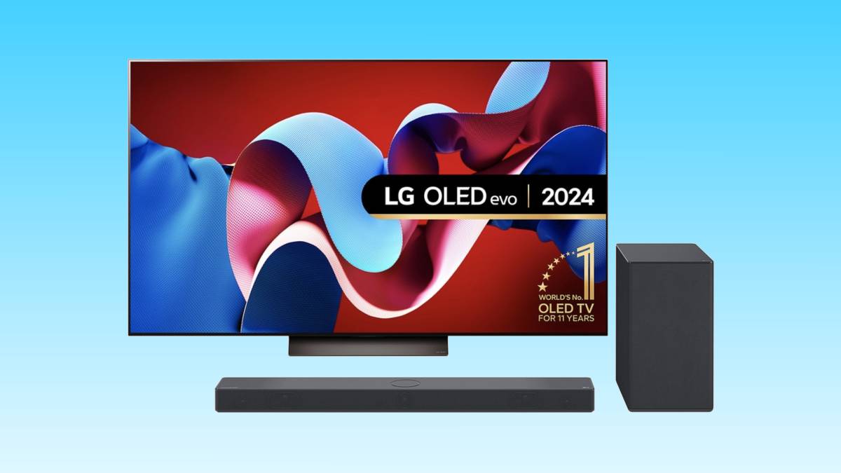 LG C4 OLED 65'' TV & USC9S Soundbar discount when you preorder with LG