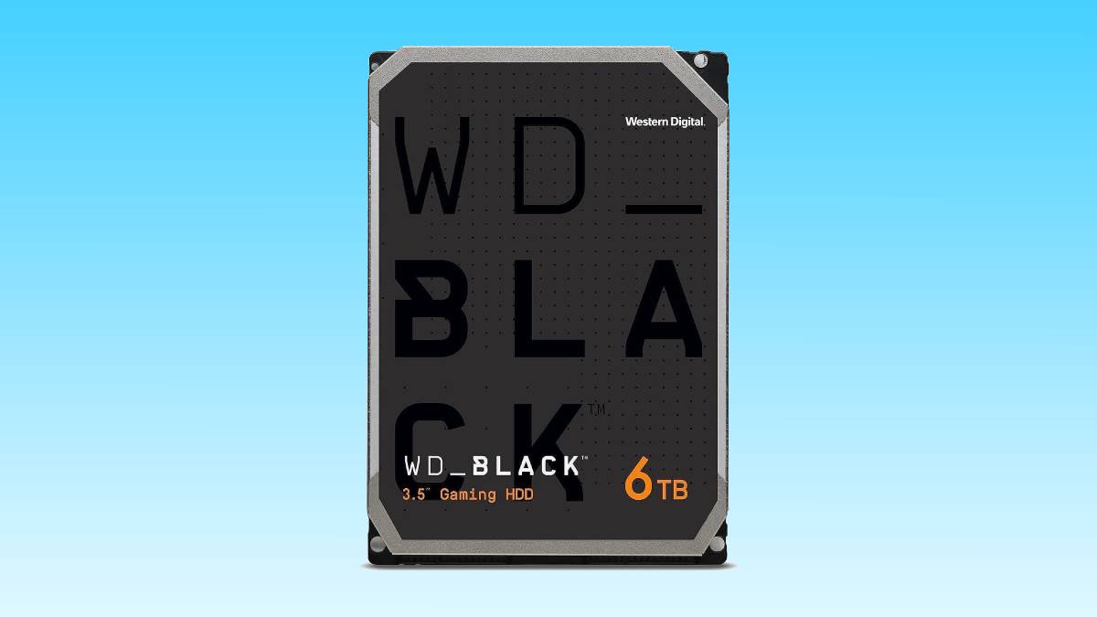 WD_BLACK 6TB Gaming Internal Hard Drive HDD discounted in Amazon deal