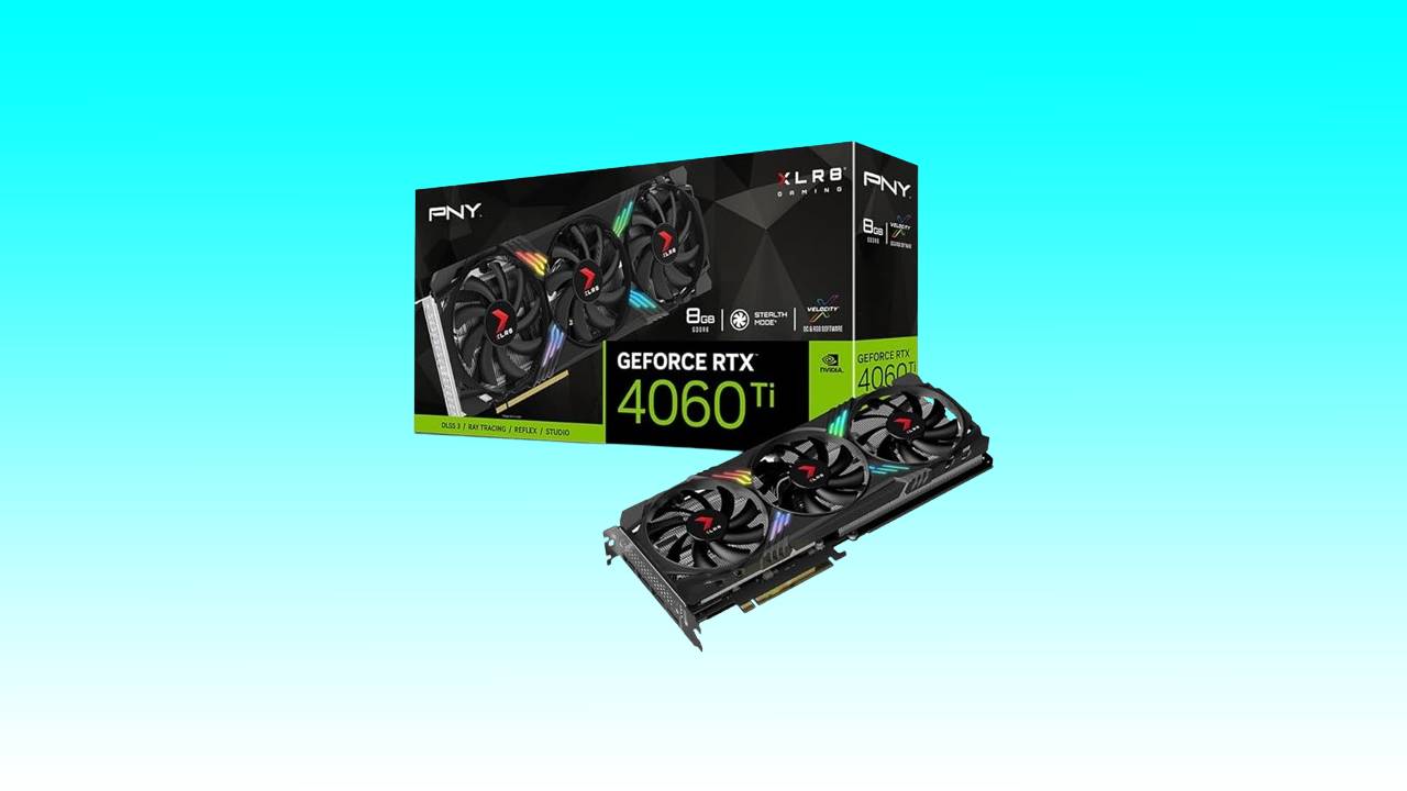 Gear up your graphics with this PNY GeForce RTX 4060 Ti 8GB XLR8 Gaming Verto GPU