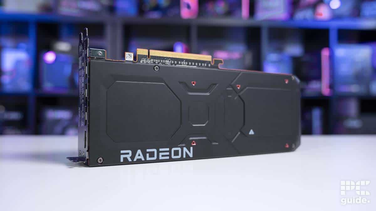 RX 7800 XT backplate