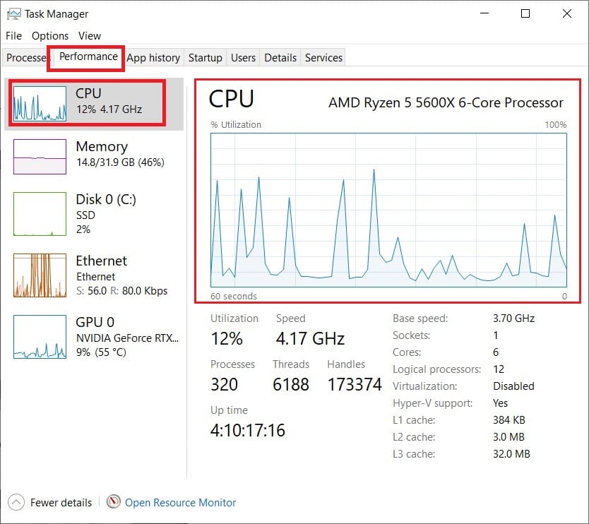 Tutorial on how to check CPU usage in Windows Task Manager