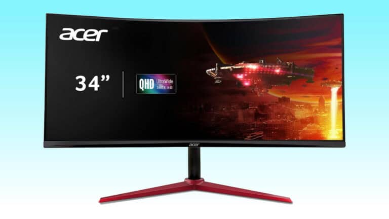 Amazon gaming crashes this Acer curved monitor gaming monitor price to lowest yet