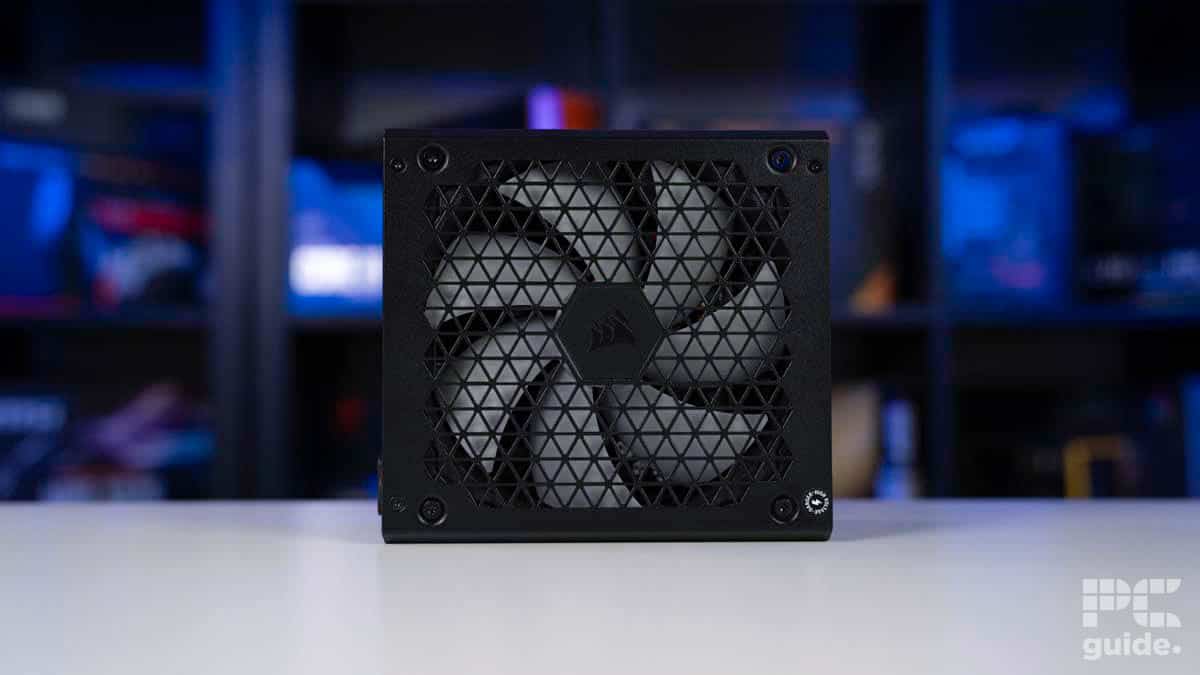 Corsair RM750x fan, Image by PCGuide