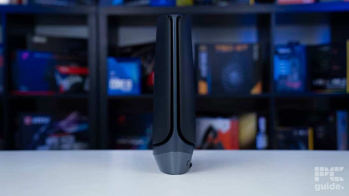 Netgear Orbi RBKE963B WiFi 6E Mesh router side profile, source PCGuide