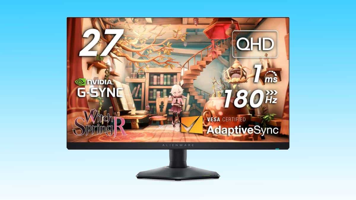 Alienware 180Hz QHD gaming monitor hit hard by Amazon Gaming Week price cuts