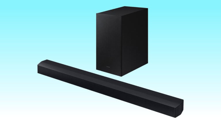 Upgrade your basic TV sound with this Samsung Sounbar Amazon deal for great savings
