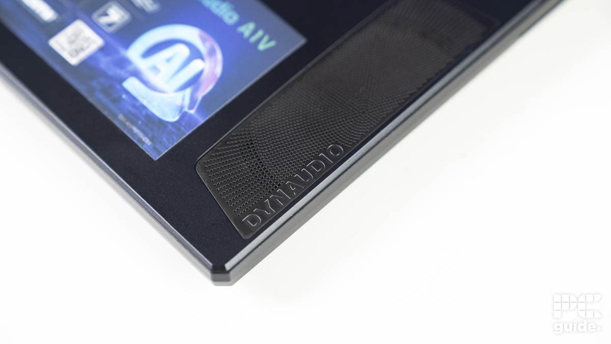 MSI Stealth 18 AI Studio A1V speaker, Image by PC Guide