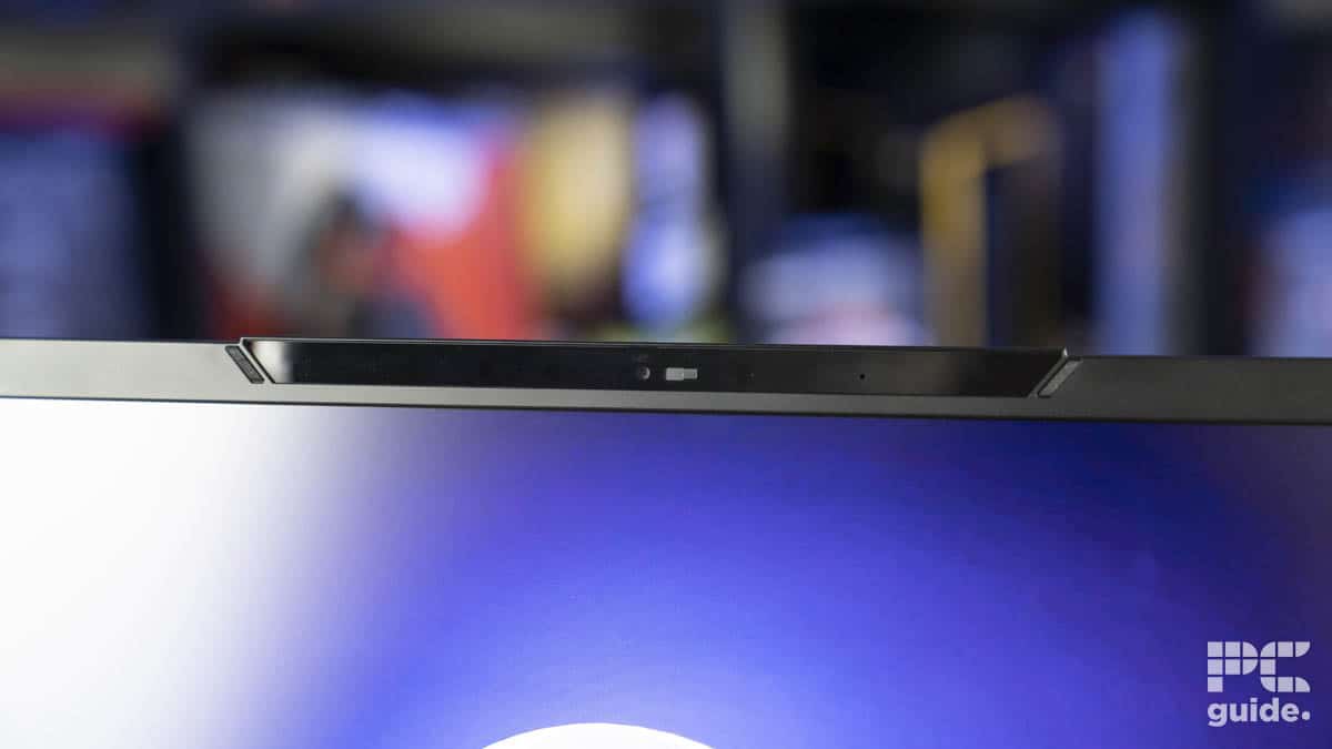 MSI Stealth 18 AI Studio A1V webcam, Image by PC Guide